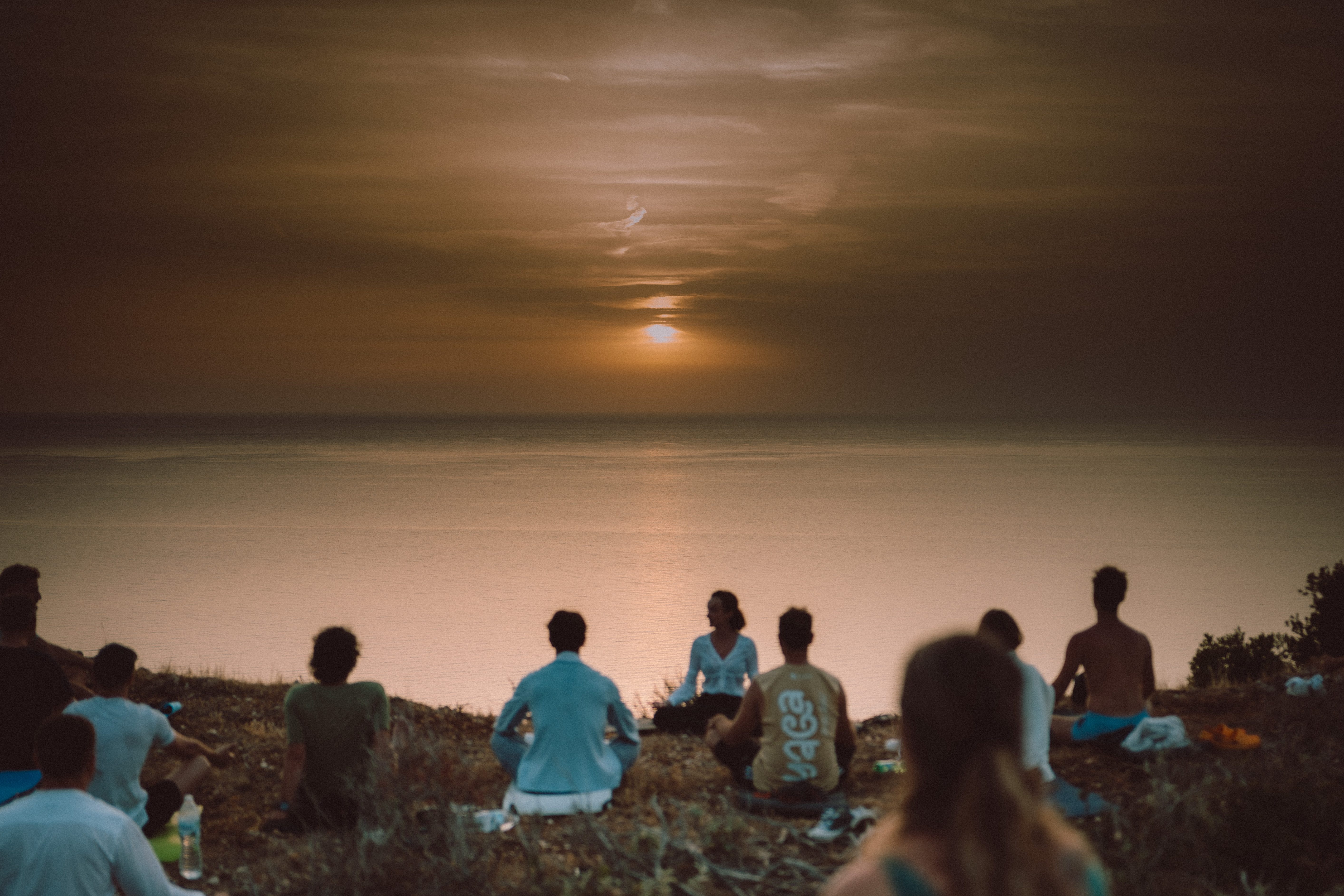 Sunset meditation