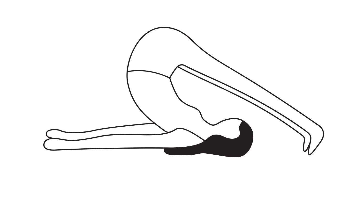 Yoga pose logo